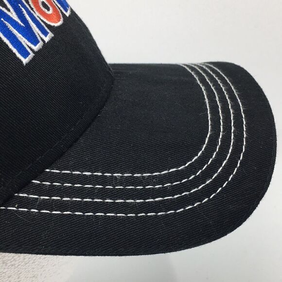 Mobil 1 Motor Oil Black Baseball Cap Hat with Velcro adjustable backstrap - Picture 8 of 15